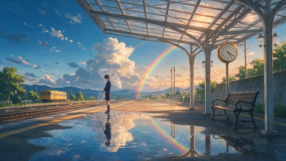 テスト3：アニメ背景と複数条件のSeedream 5.0 Pro生成結果